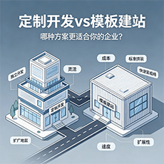 宿迁建站-定制开发vs模板建站：哪种方案更适合你的企业？