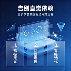 宿迁建站-告别直觉依赖：三步学会数据驱动网站运营