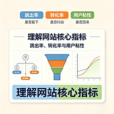 宿迁建站-理解网站核心指标：跳出率、转化率与用户粘性