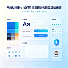 宿迁建站-网站UI设计：如何用视觉语言传递品牌信任感